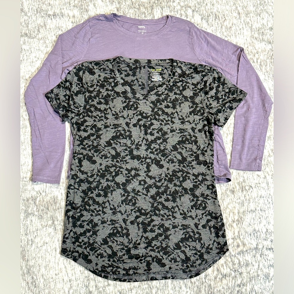 Tek Gear Burnout V-neck T-shirt Sonoma Everyday Tee Bundle Size Medium